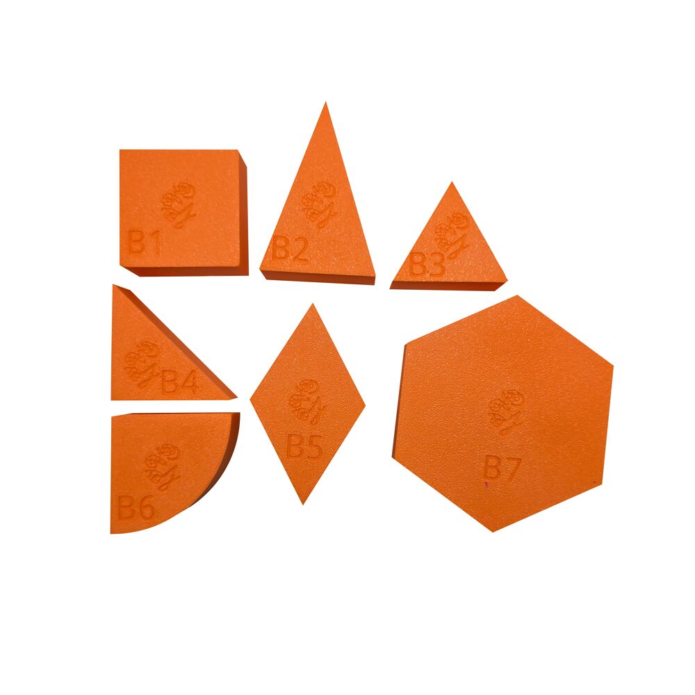 Grennn speelbakje Mandigo - Oranje - Vierkant - B1