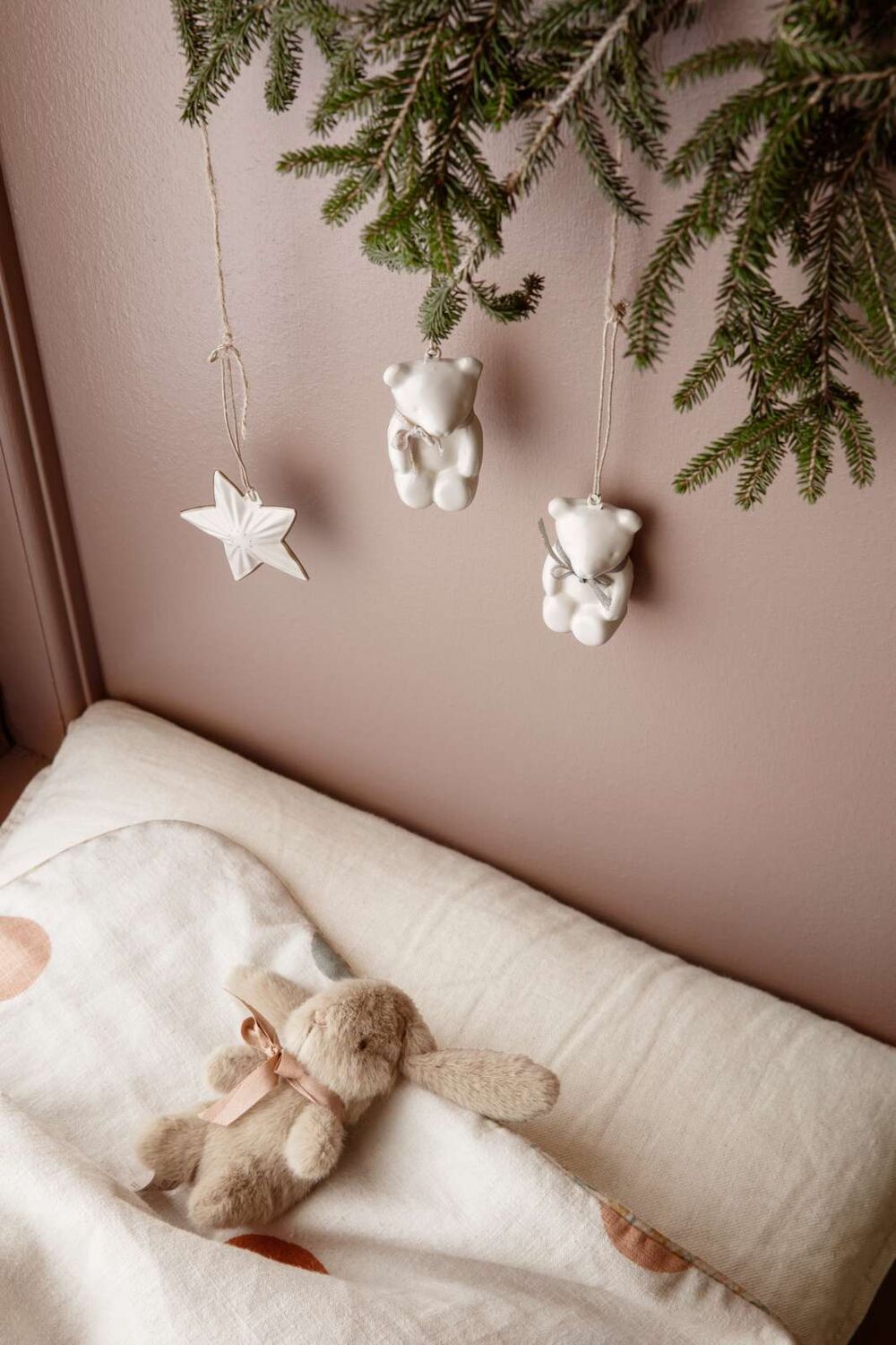 Maileg Knuffelkonijntje - Mini - Light powder - 13cm