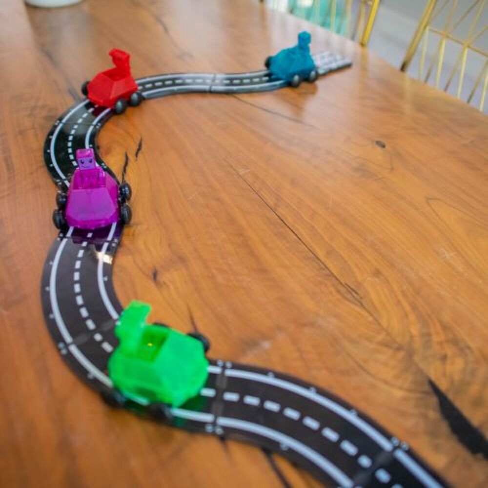 MAGNA-TILES Extra Roads Wegtegels uitbreidingsset - 12 stuks