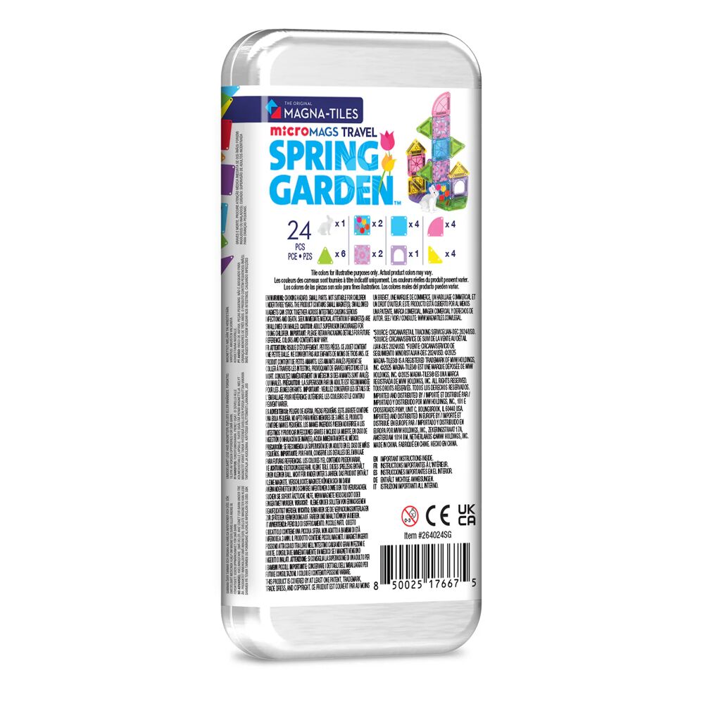 MAGNA-TILES microMags reisset - Spring Garden (24 delig)