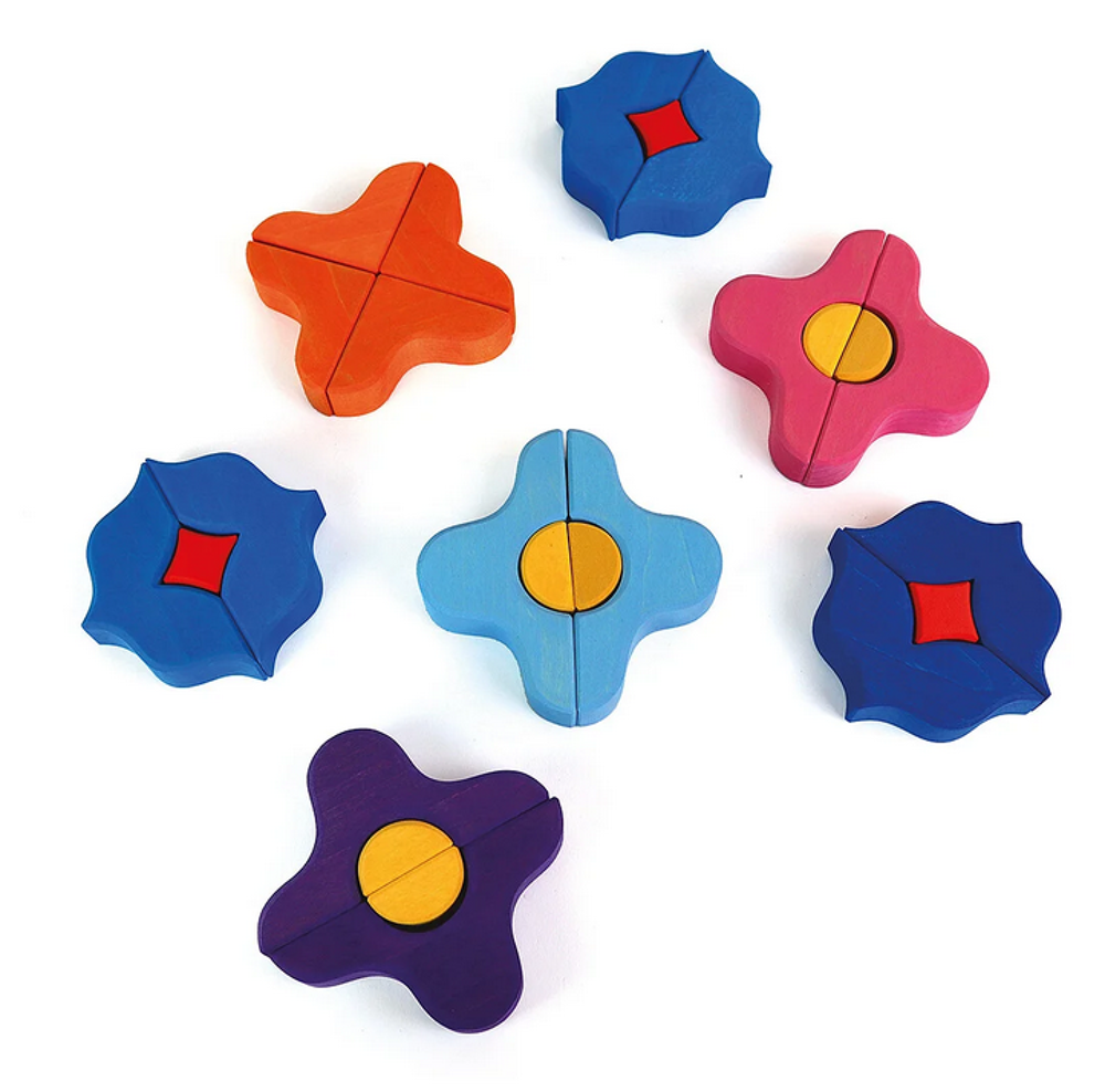 Bauspiel Ornamenten Puzzel