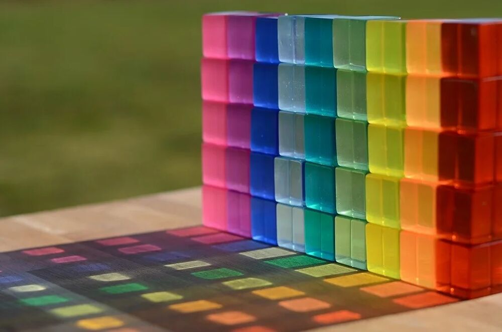 Bauspiel doorzichtige blokjes (20 stuks)
