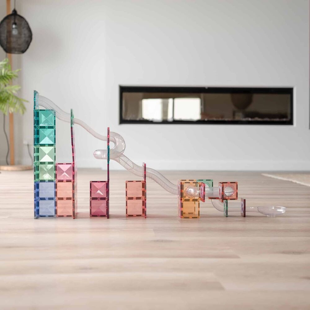 CONNETIX Pastel Ball Run Expansion Pack - 80 stuks