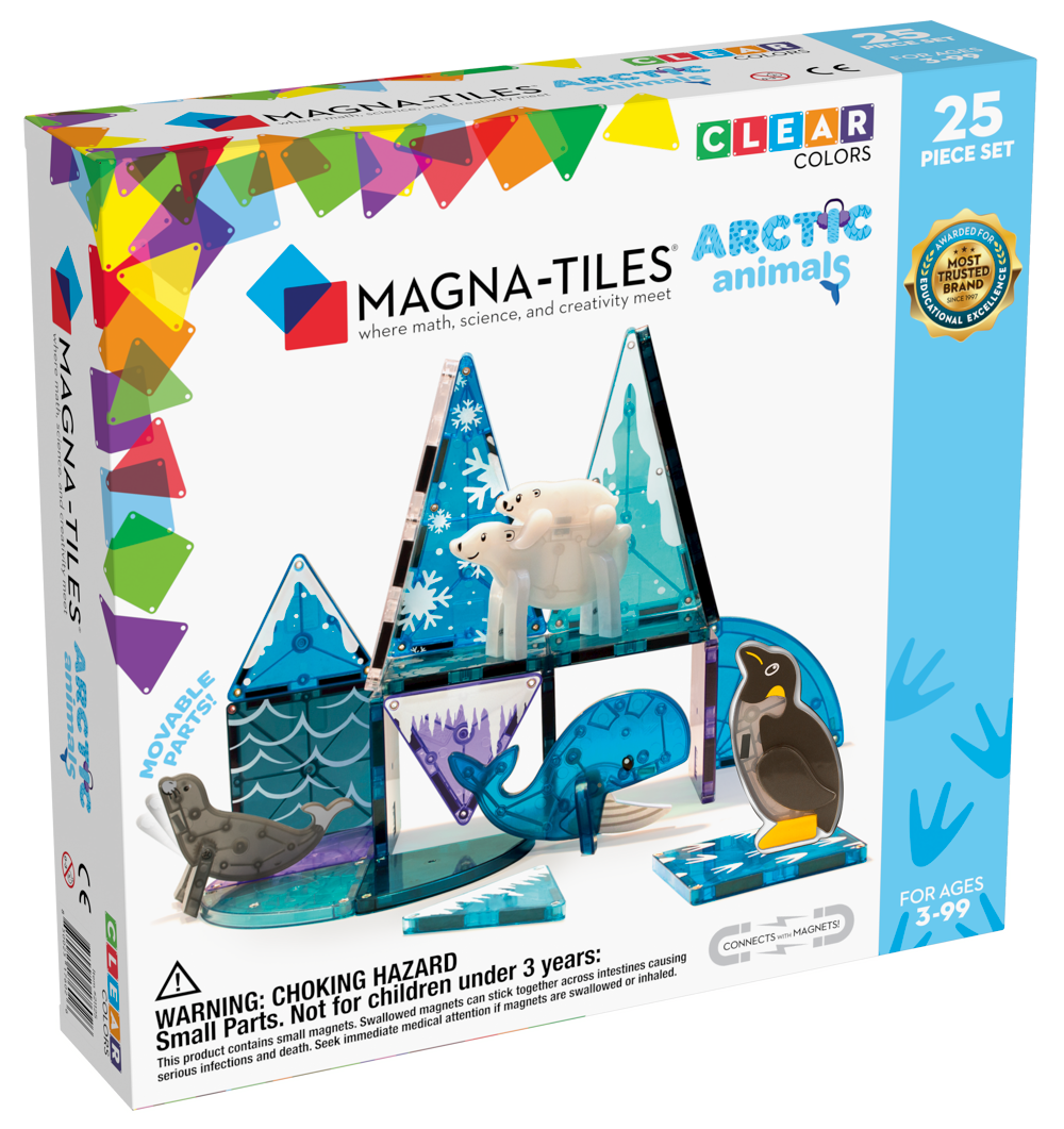 MAGNA-TILES Arctic Animals 25 stuks