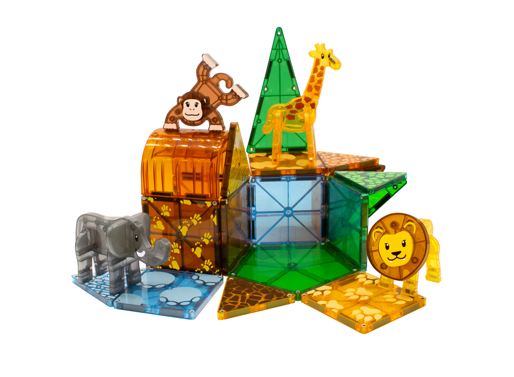 MAGNA-TILES Safari Animals 25 stuks