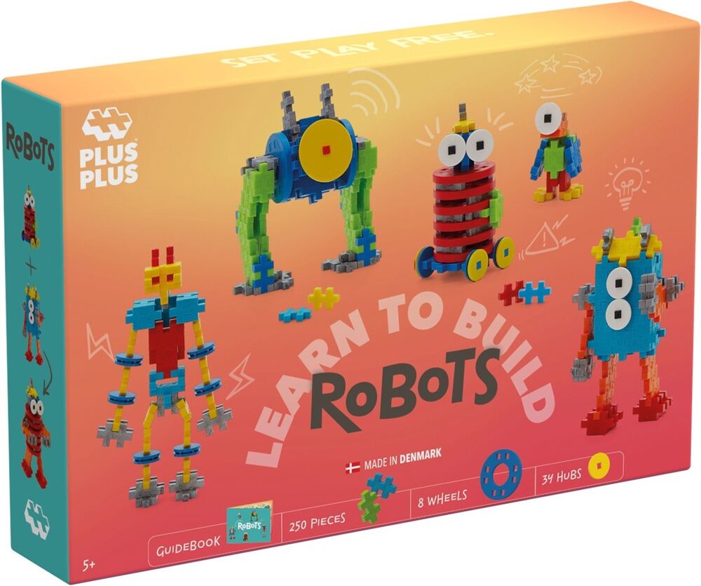 Learn to build Plus-Plus robot (275st)