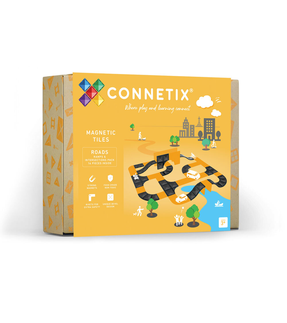 CONNETIX Roads Ramps en Intersections Pack - 16 stuks