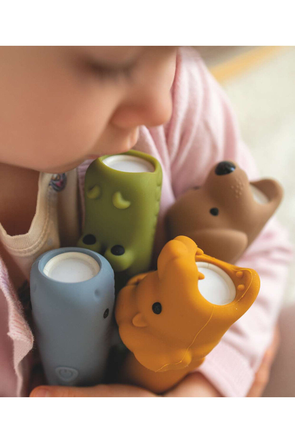 Siliconen kinderzaklamp - Leeuw