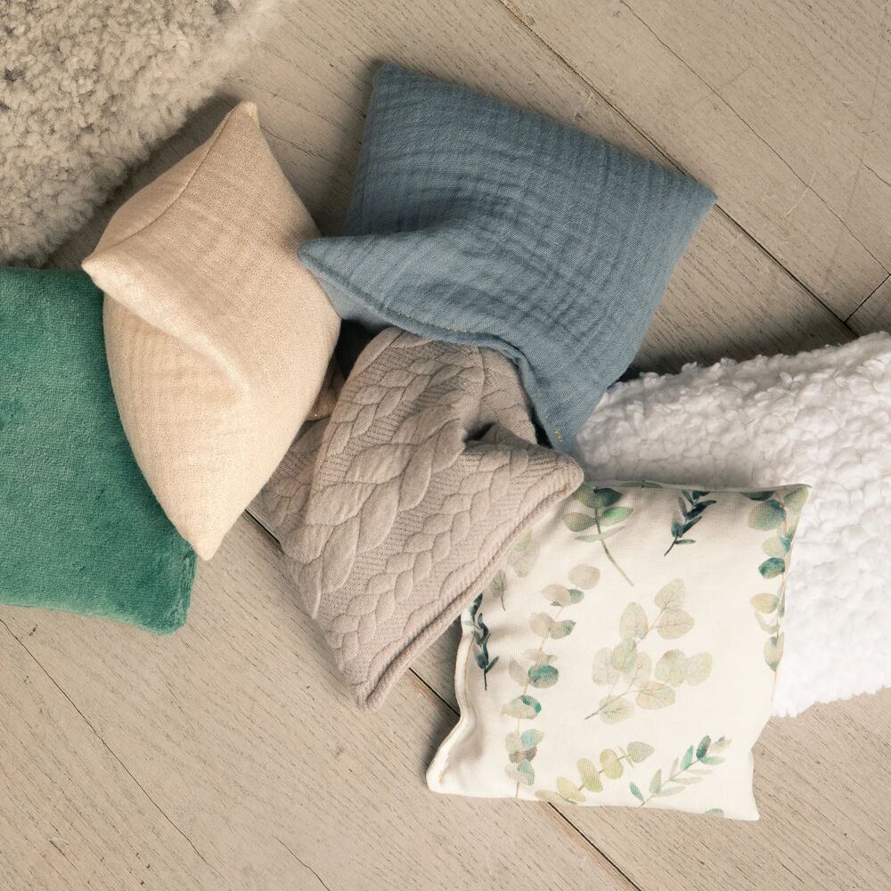 Sensorische pittenzakjes - Jeans - 6 stuks