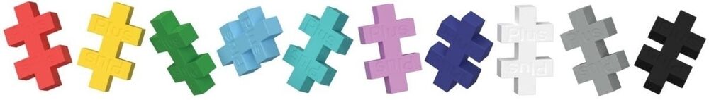 Puzzle by number Plus-Plus regenboog (500st)