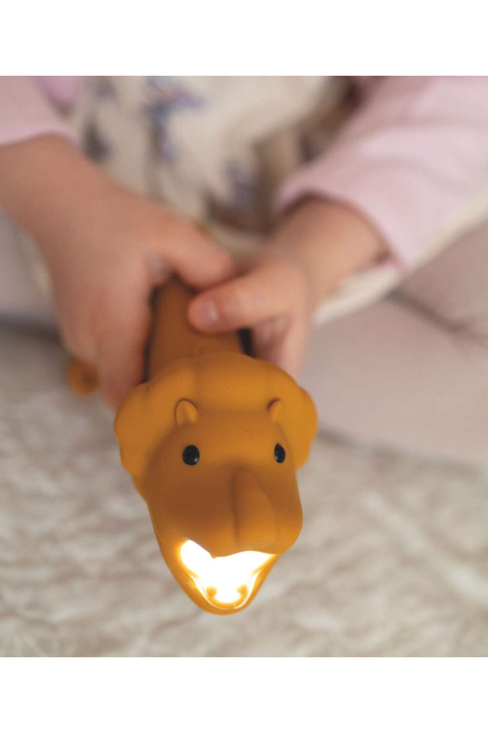 Siliconen kinderzaklamp - Leeuw