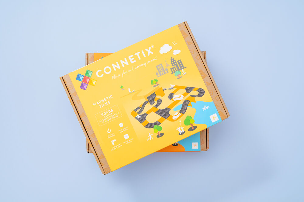 CONNETIX Roads Ramps en Intersections Pack - 16 stuks