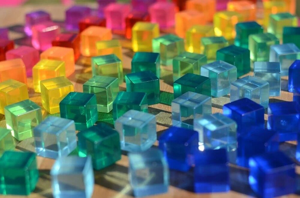 Bauspiel doorzichtige blokjes (20 stuks)