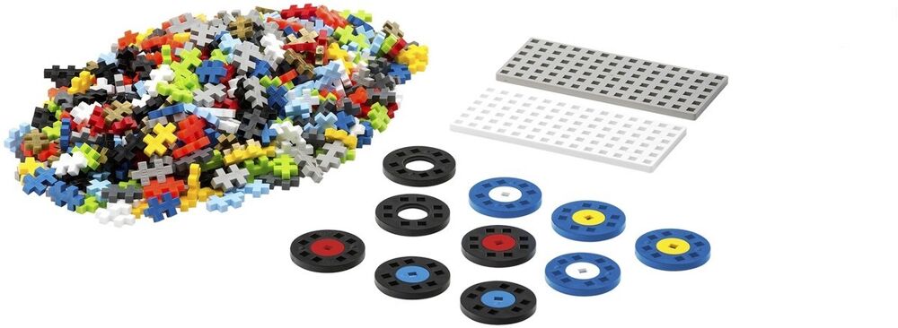 Learn to build Plus-Plus voertuigen (500st)