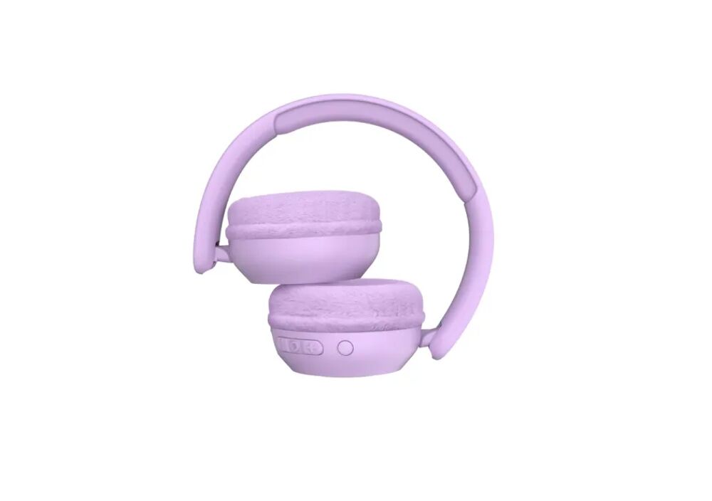 Draadloze kinder koptelefoon met verlichting - Paars