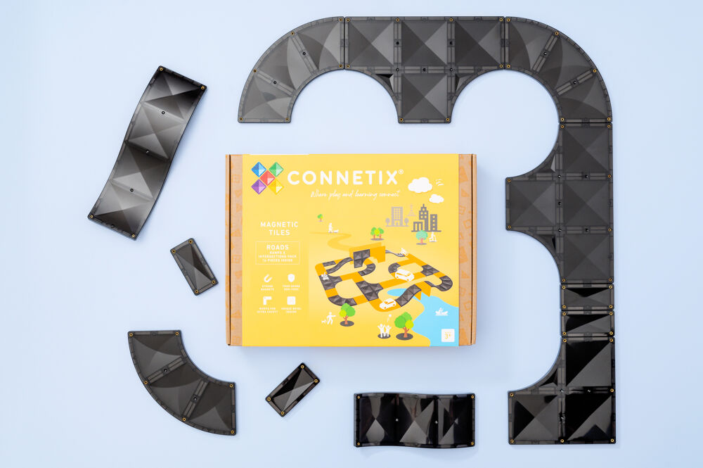 CONNETIX Roads Ramps en Intersections Pack - 16 stuks