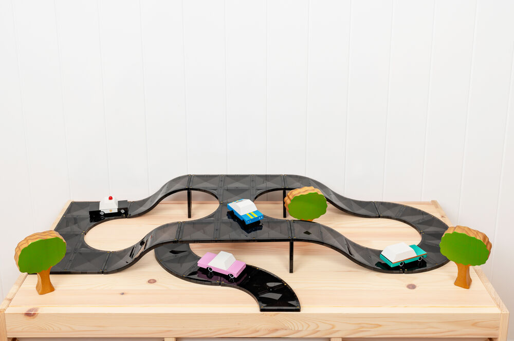 CONNETIX Roads Ramps en Intersections Pack - 16 stuks