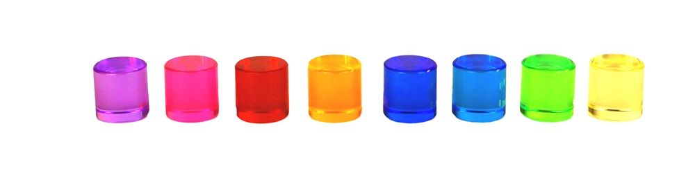 Bauspiel Doorzichtige Cilinders - 16 stuks
