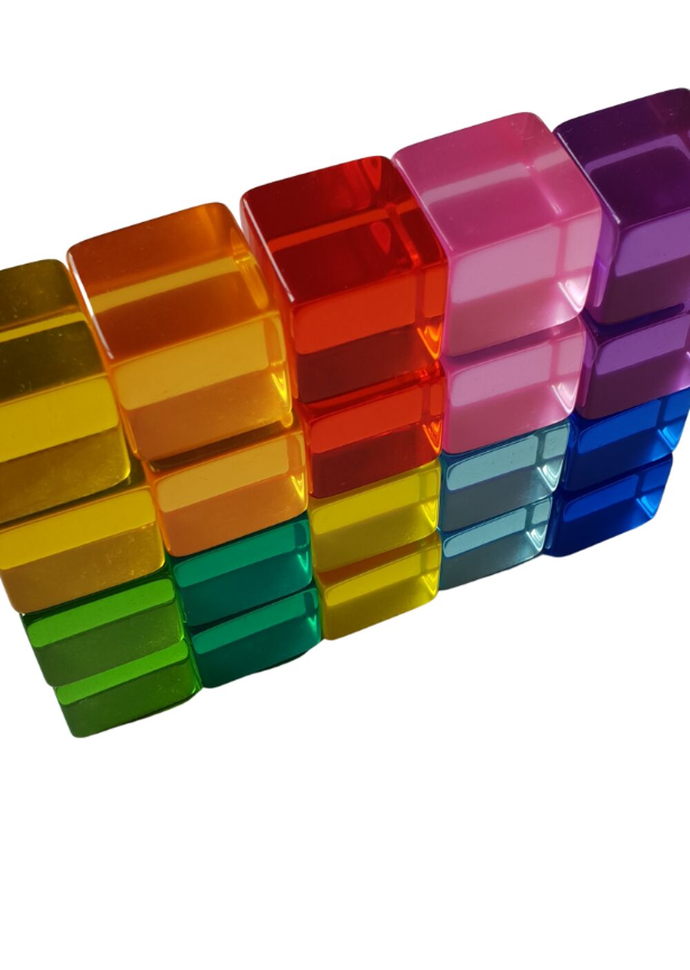 Bauspiel doorzichtige blokjes (20 stuks)