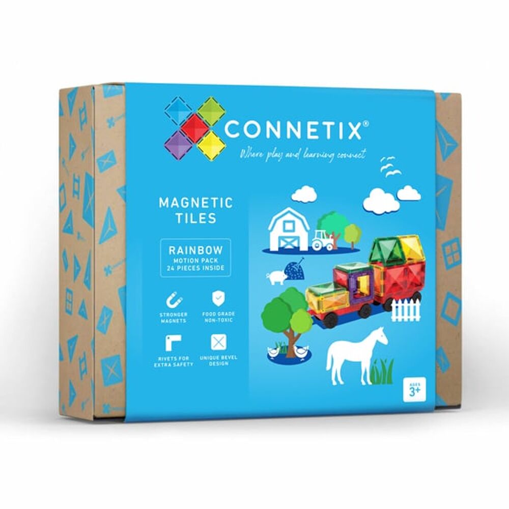 CONNETIX Rainbow Motion Pack - 24 stuks