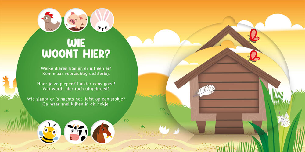 Wie woont hier? Op de boerderij