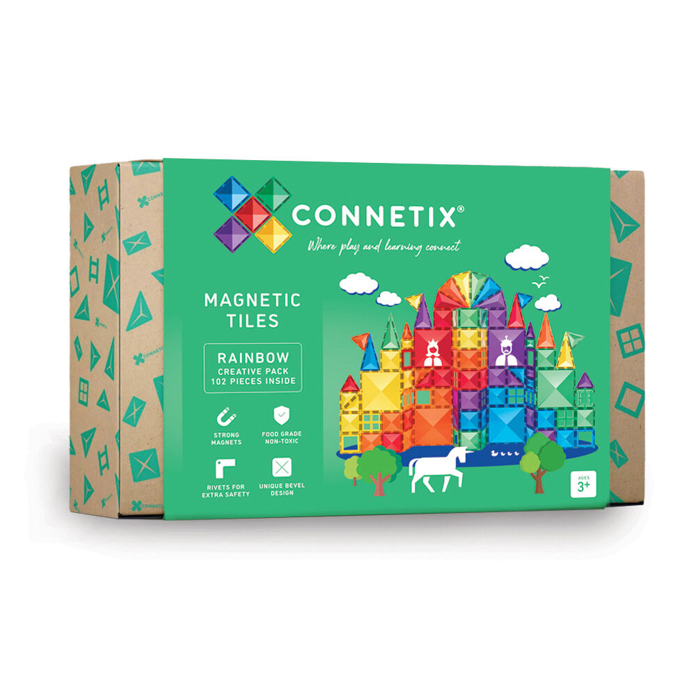 CONNETIX Rainbow Creative Pack - 102 stuks