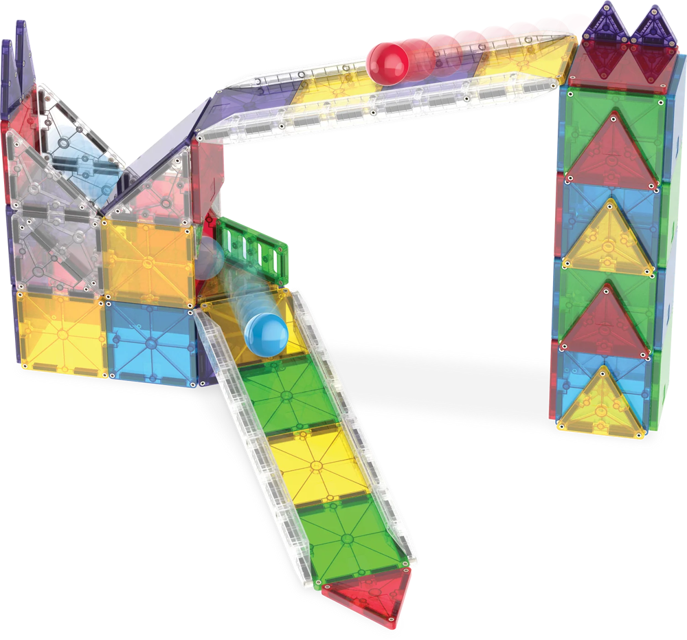 MAGNA-TILES - Rail Racers Deluxe - 90 stuks