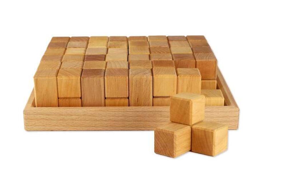 Bauspiel Hoekblokken Naturel - Set van 24
