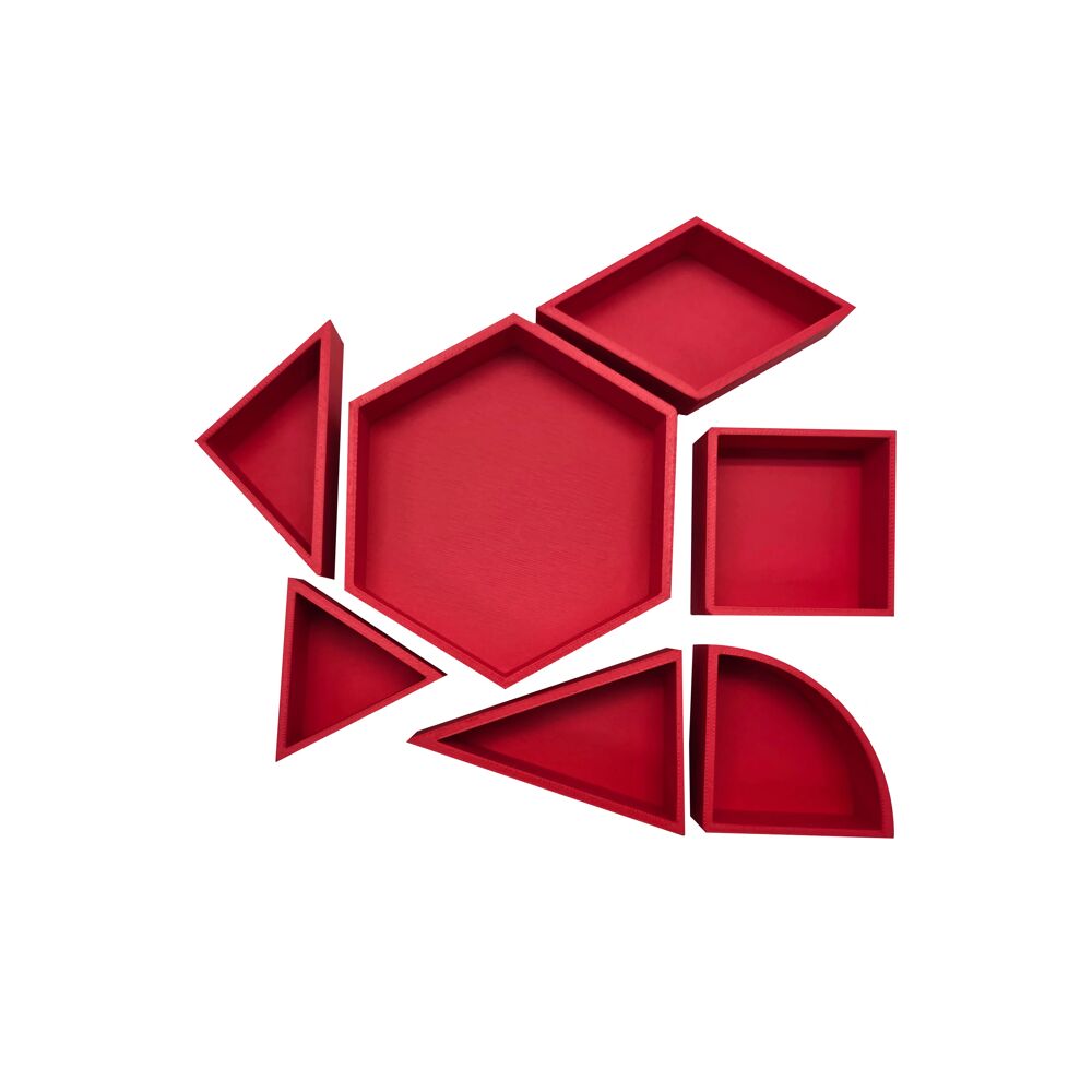 Grennn speelbakje Mandigo - Rood - Vierkant - C1