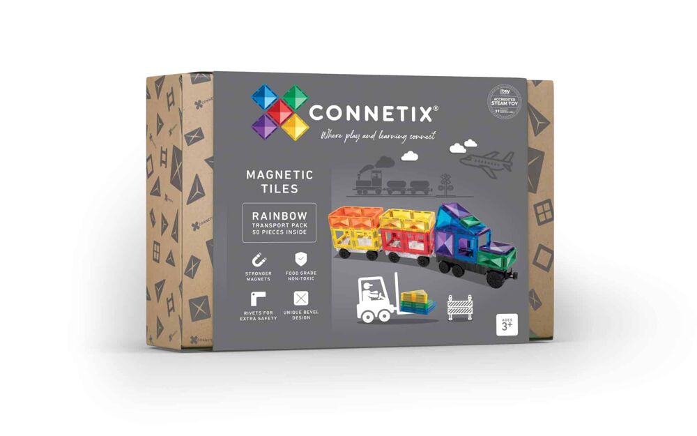CONNETIX Rainbow Transport - 50 stuks