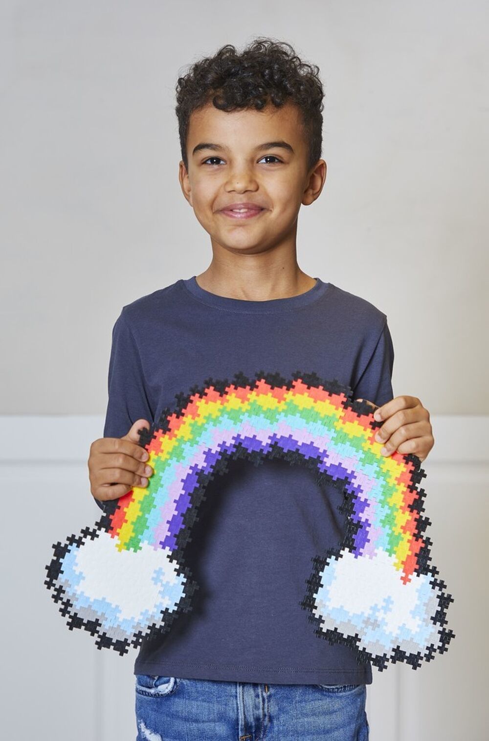 Puzzle by number Plus-Plus regenboog (500st)