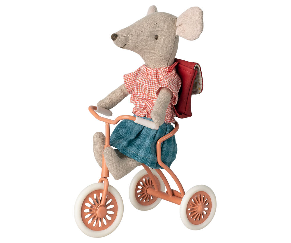 Maileg Miniatuur driewieler - Koraal