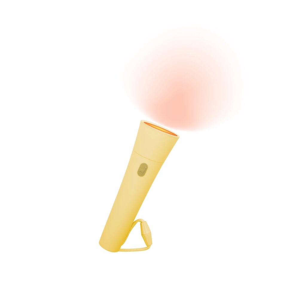 Lalarma zaklamp - Geel