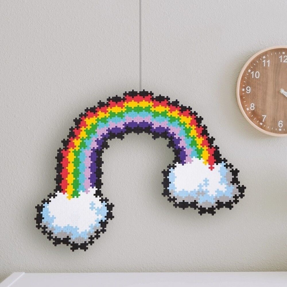 Puzzle by number Plus-Plus regenboog (500st)