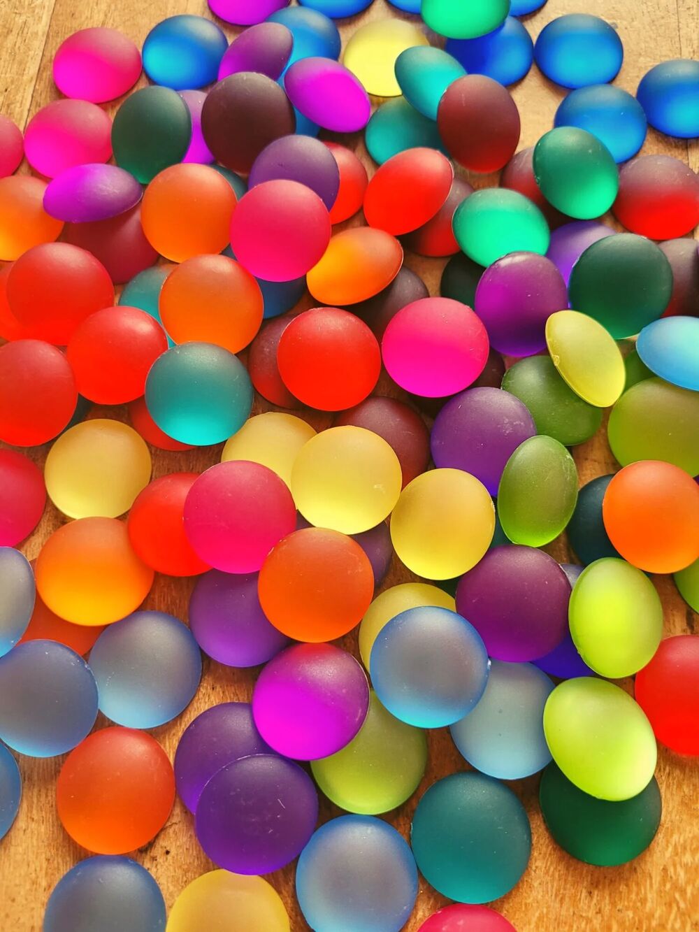 Bauspiel Glitterstenen mix mat (120 stuks)