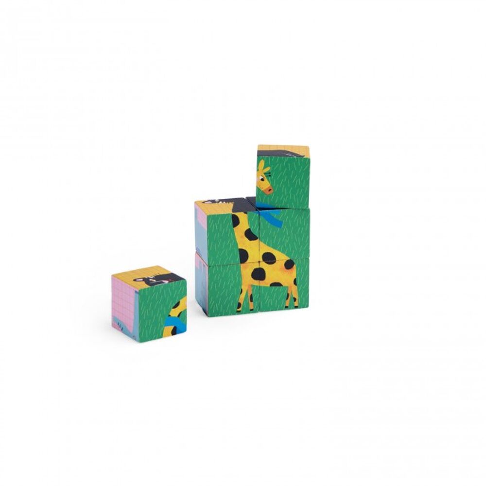 Blokken puzzel - 6 blokken Les Toupitis