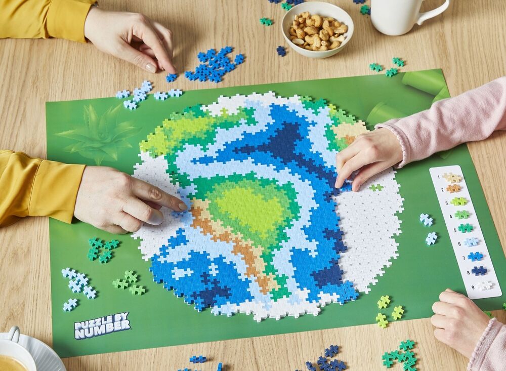 Puzzle by number Plus-Plus Aarde (800st)