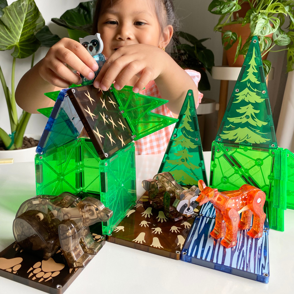 MAGNA-TILES Forest Animals 25 stuks