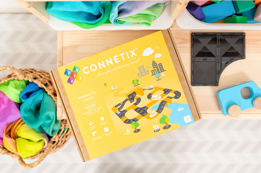 CONNETIX Roads Ramps en Intersections Pack - 16 stuks