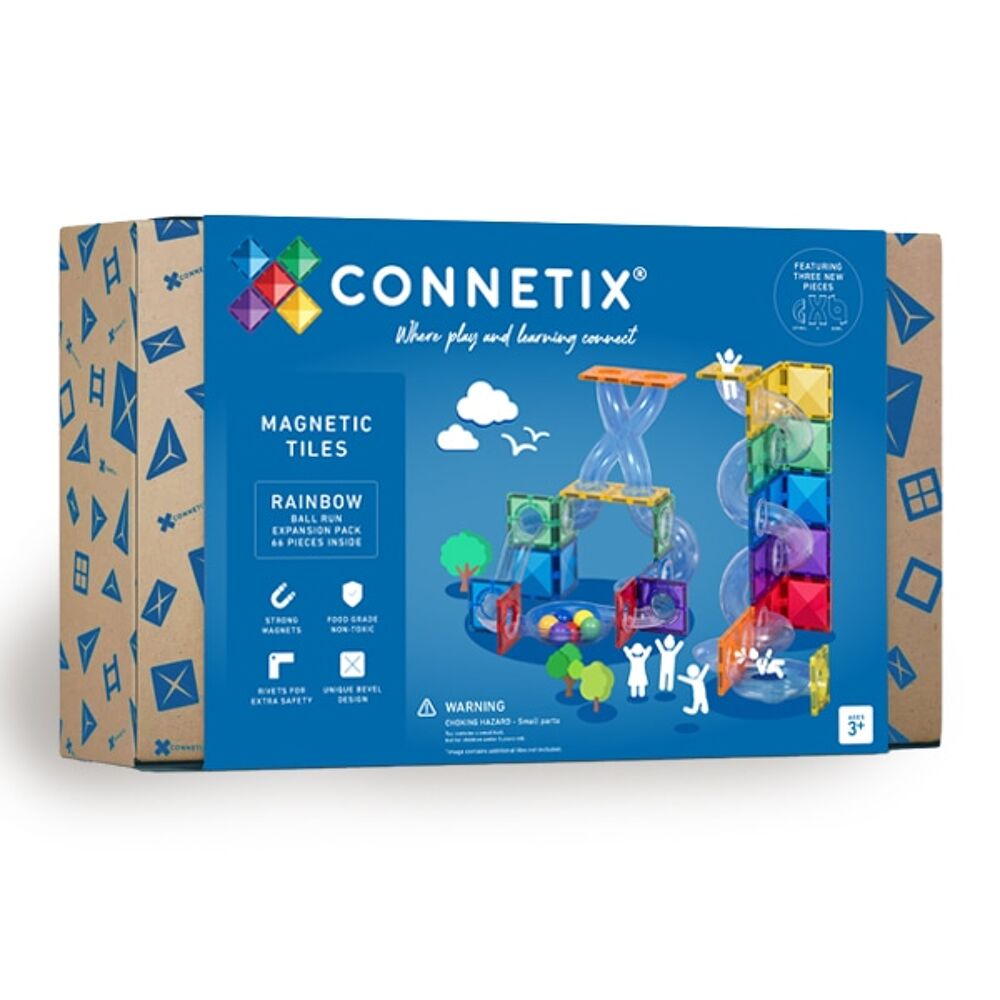 CONNETIX Rainbow Ball Run Expansion Pack - 66 stuks
