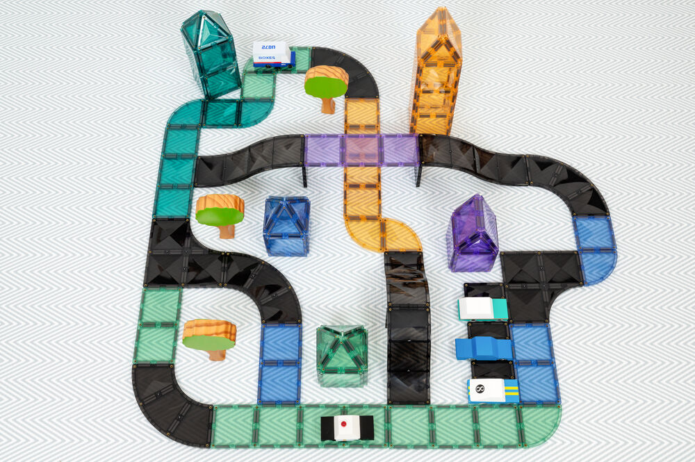 CONNETIX Roads Ramps en Intersections Pack - 16 stuks