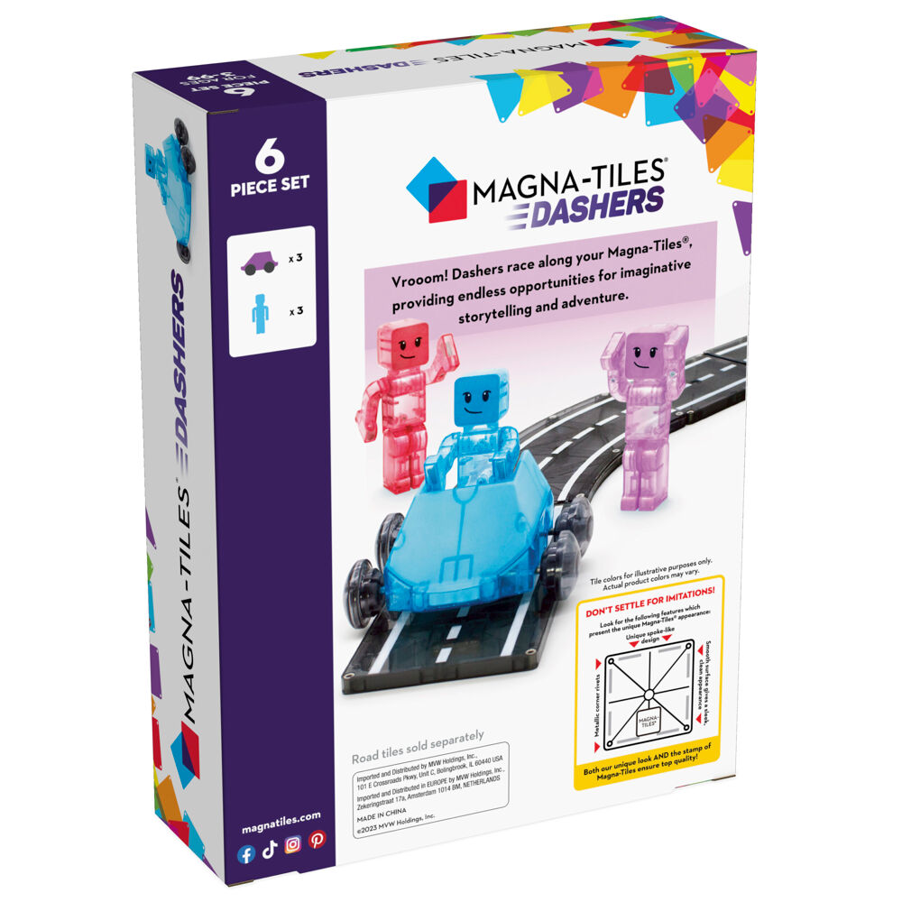 MAGNA-TILES Dashers uitbreidingsset - 3 stuks
