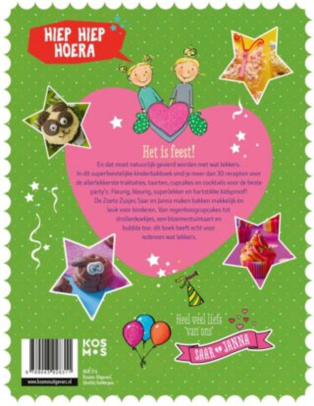 Feest met de Zoete Zusjes - bakboek met meer dan 30 recepten
