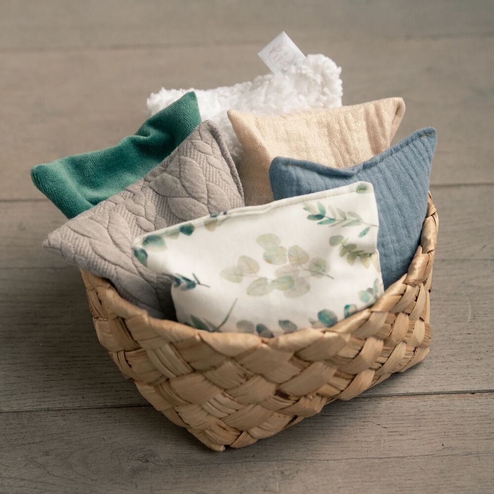 Sensorische pittenzakjes - Jeans - 6 stuks