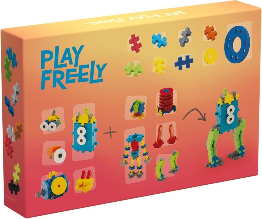 Learn to build Plus-Plus robot (275st)