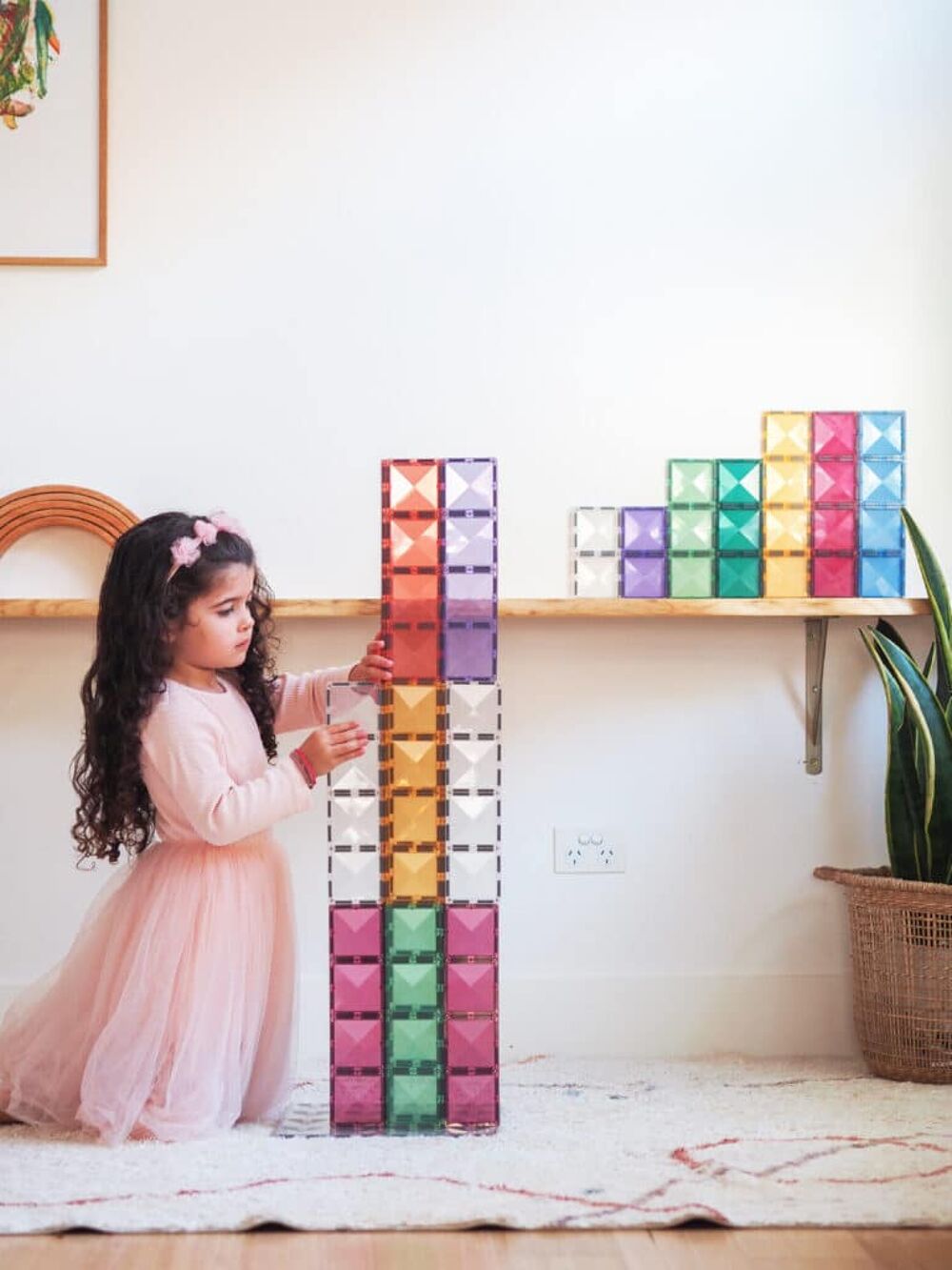 CONNETIX Pastel Rectangle Pack - 24 stuks
