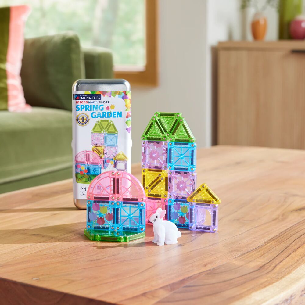 MAGNA-TILES microMags reisset - Spring Garden (24 delig)